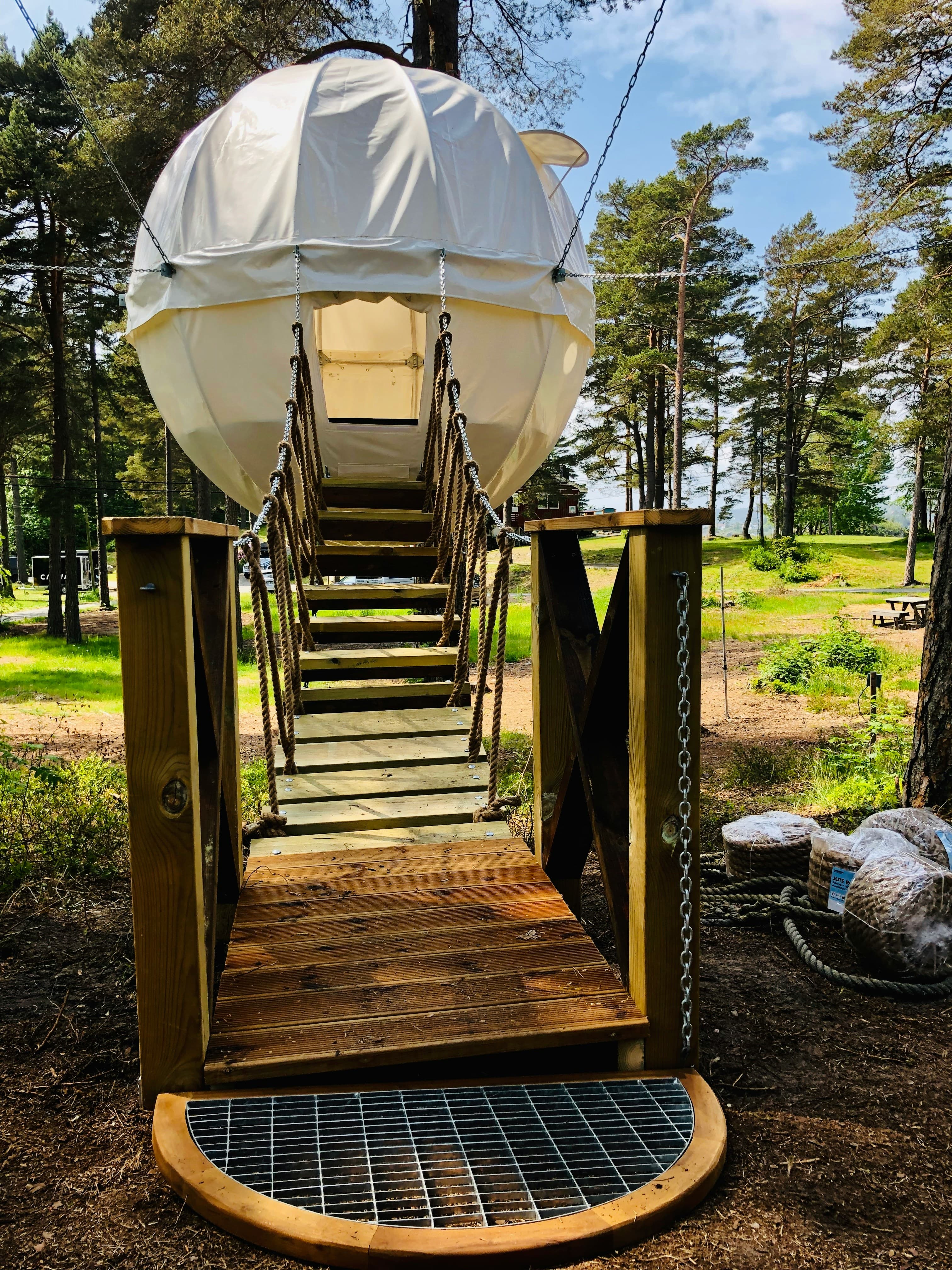 Treehouse glamping accommodation